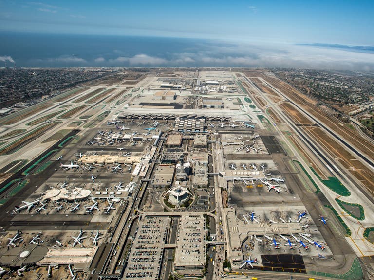 Aerial view of LAX from westward direction | Photo: Nancy-D, Discover Los Angeles Flickr Pool