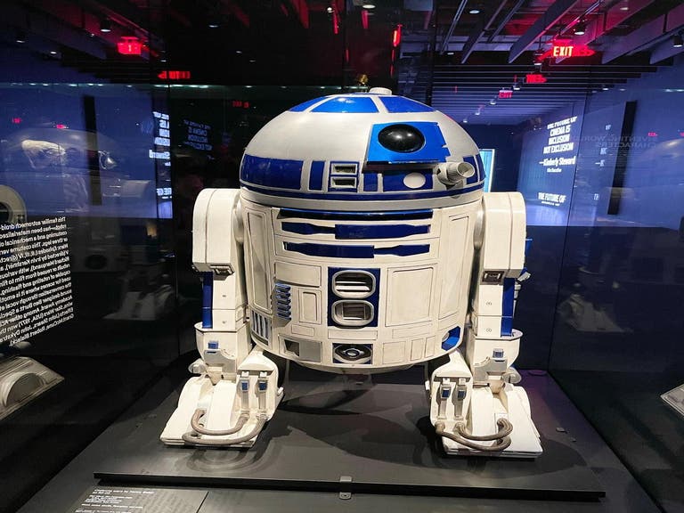 R2-D2 unit at the Academy Museum of Motion Pictures