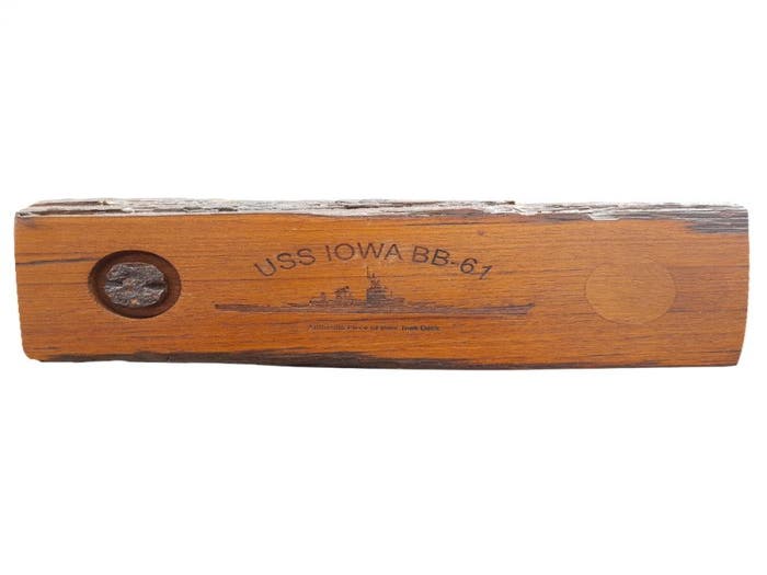 Battleship IOWA Deck Collection Plank