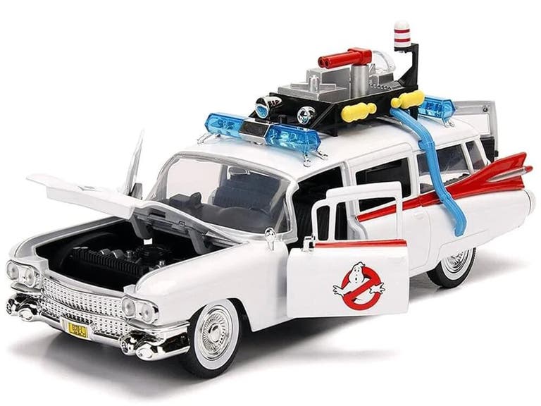 Ecto-1 model from "Ghostbusters" at the Petersen Automotive Museum Store