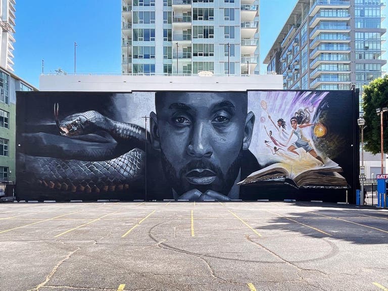 "Grana" Kobe Bryant mural by ODEITH and Nikkolas Smith